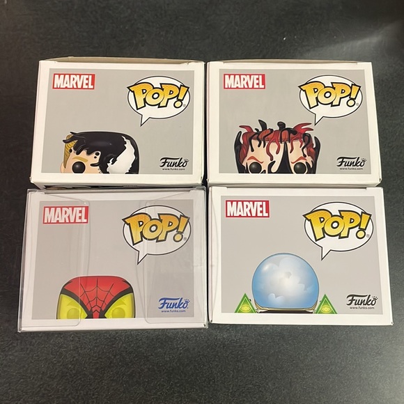 Pop! Venom & Spider Man Bundle of 4 - Picture 7 of 15